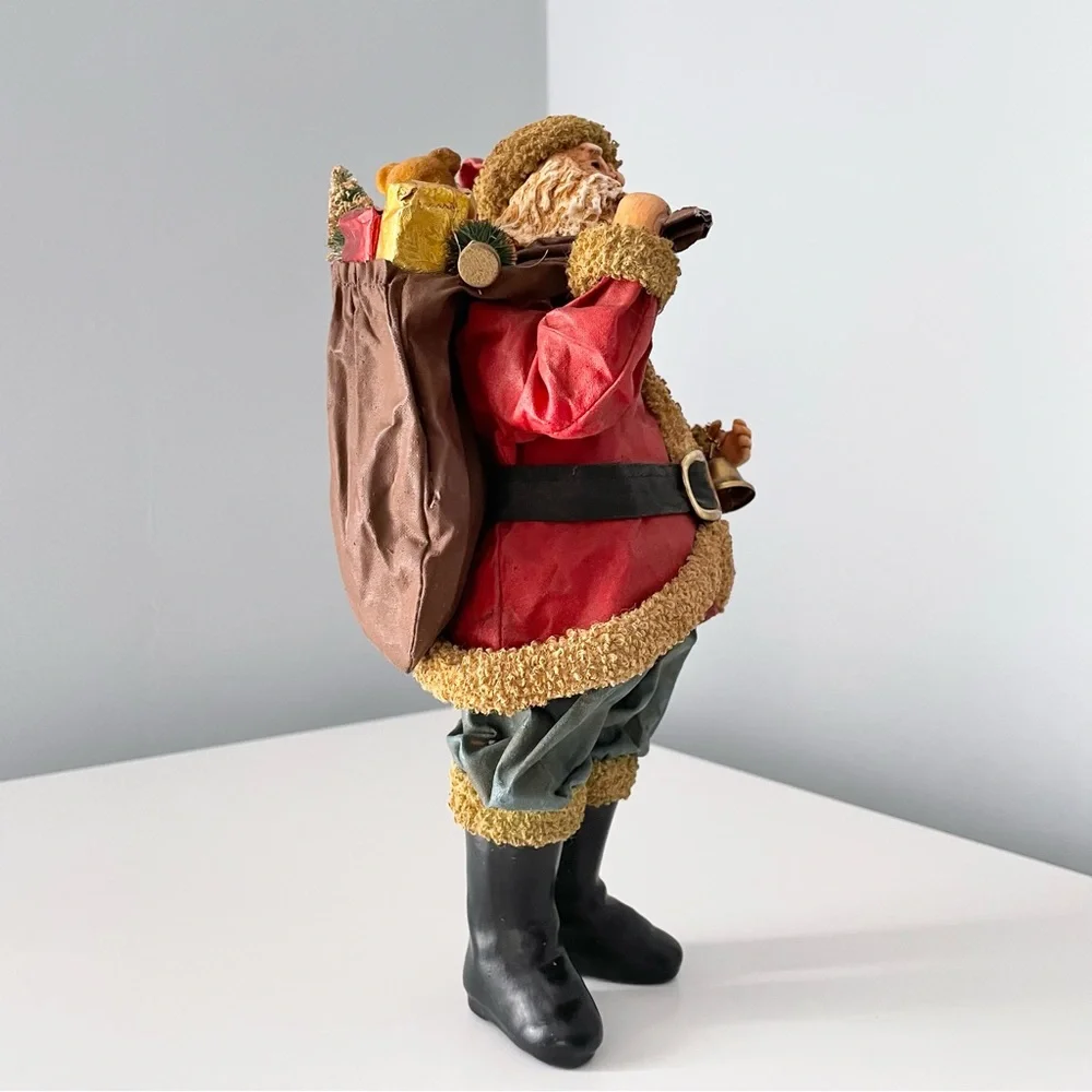 Vintage Possible Dreams Clothtique Santa with Bell 1986